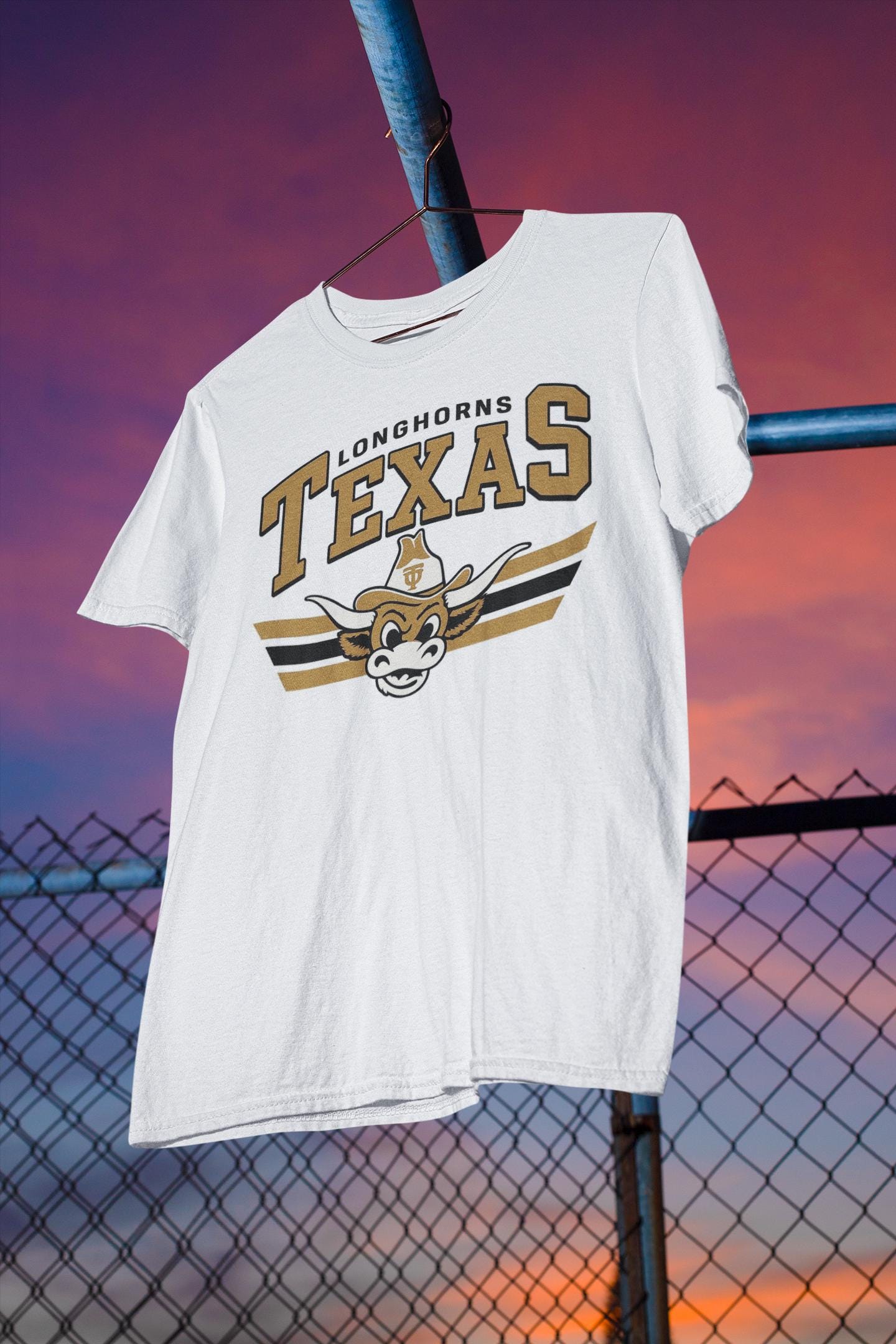 Retro UT Longhorns Graphic Tee • Vintage Texas Game Day Shirt