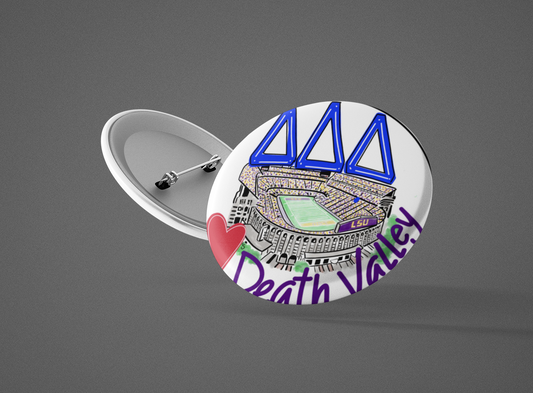 LSU Buttons/ Pack of 3/ Pick your sorority