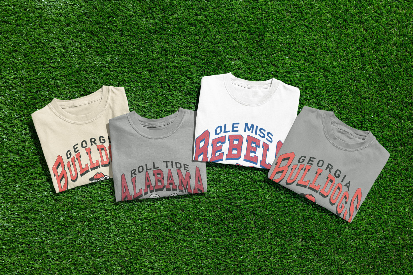 Vintage Georgia Bulldogs T-Shirt – Retro UGA Football Tee