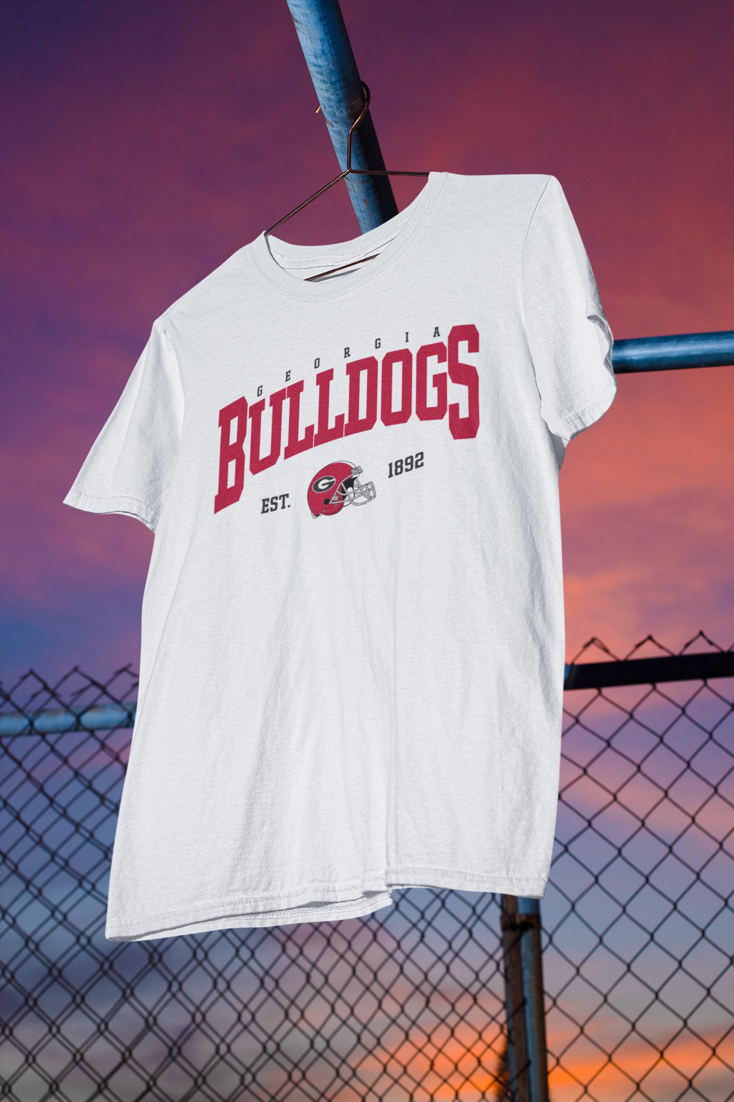Georgia Bulldogs Shirt | Vintage College Football Tee | UGA Game Day Shirt| SEC Spirit Wear | Tailgate Tshirt