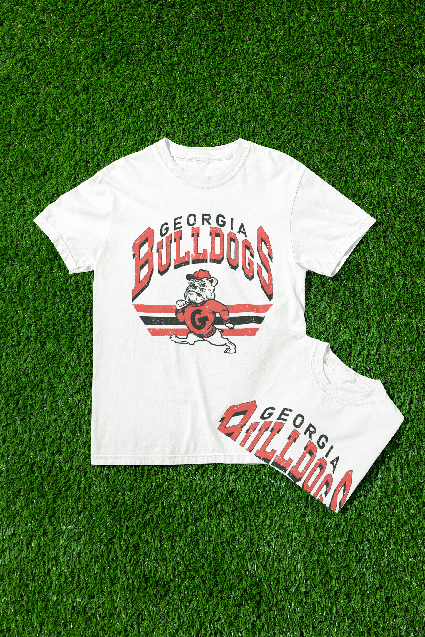 Vintage Georgia Bulldogs T-Shirt – Retro UGA Football Tee