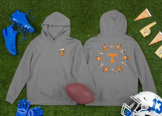 tennessee hoodie, vols dancing bears, tennessee grateful dead hoodie, comfort colors vols, power T sweatshirt, tennessee volunteers apparel, smoky mascot hoodie, sec hoodies, game day hoodie, vintage vols sweatshirt, ut knoxville merch, big orange gear