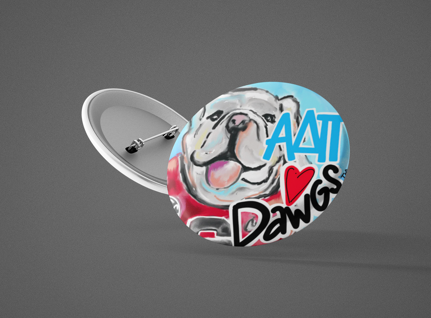 Georgia Button/ Pack of 3/ Pick your sorority